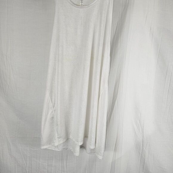Lululemon Athletica Goal Up Tank White Women's Size 12 Split Back - Picture 2 of 10
